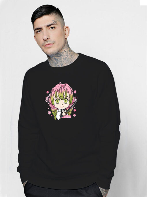 Chibi Mitsuri Demon Slayer Kimetsu No Yaiba Sweatshirt