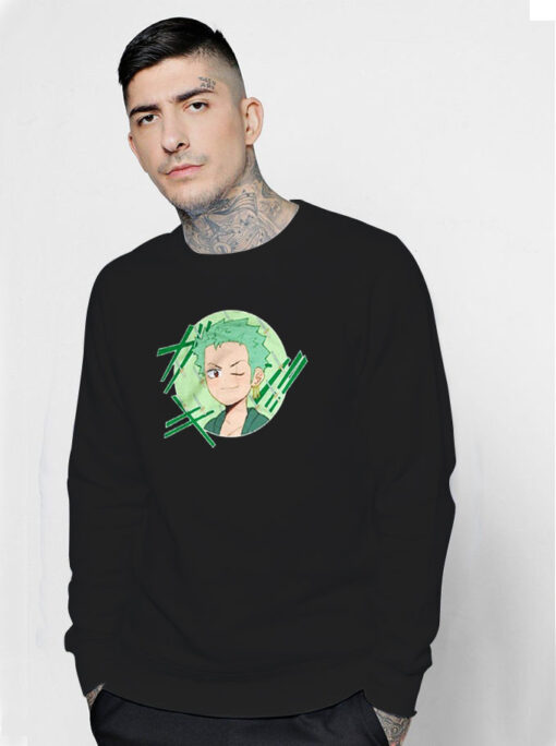 Chibi Zoro One Piece Anime Sweatshirt