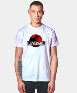 Clever Girl Velociraptor Jurassic Park Inspired Dinosaur T Shirt