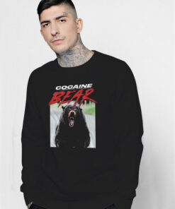 Cocaine Bear Photo Sweatshirt