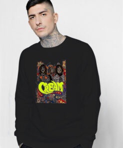 Cream Band Rock Vintage Sweatshirt