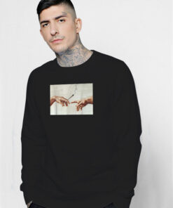 Creation Of Adam Michelangelo Sweatshirt