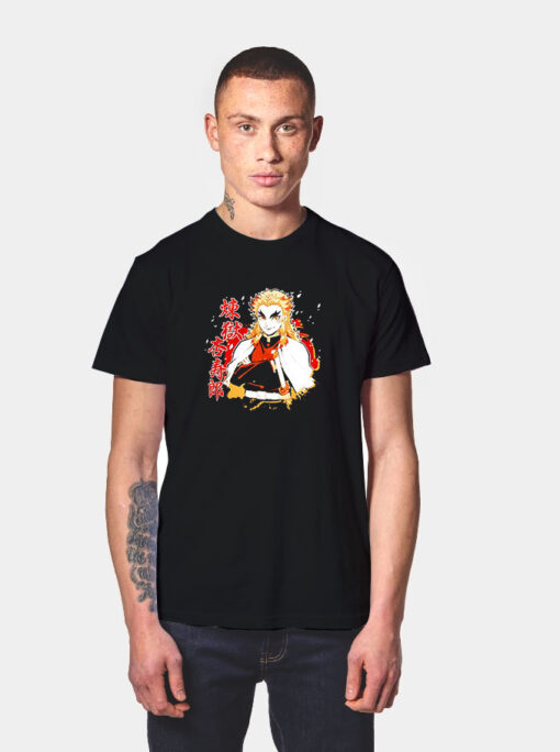 Demon Slayer Kimetsu No Yaiba Kyojuro Rengoku T Shirt