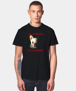 Dog Hello Darkness My Old Friend Vintage T Shirt