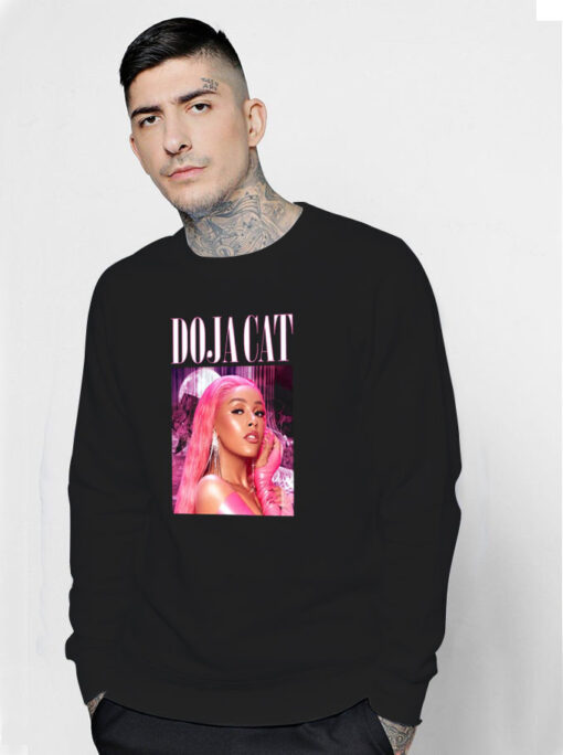 Doja Cat Hot Pink Portrait Sweatshirt