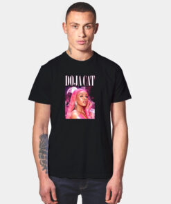 Doja Cat Hot Pink Portrait T Shirt