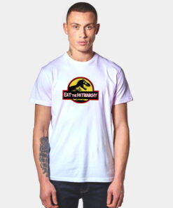 Eat The Patriarchy Feminist Dinosaur Movie Vintage T Shirt