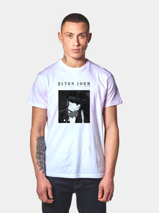 Elton John Ice On Fire Album Cover T Shirt