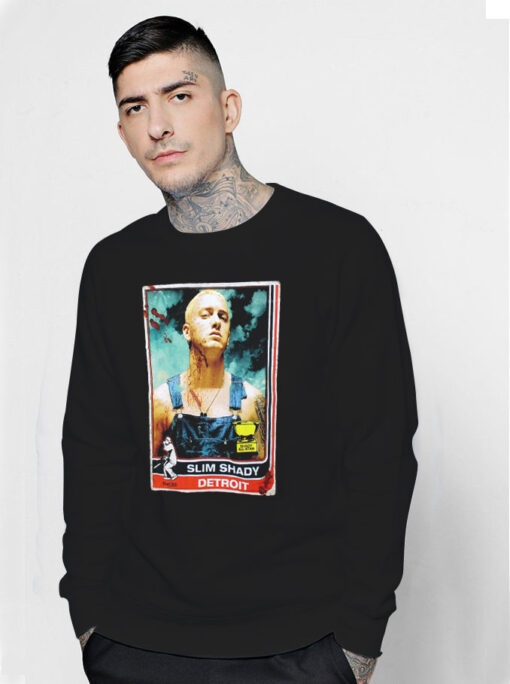 Eminem All Star Card Slim Shady Vintage Sweatshirt