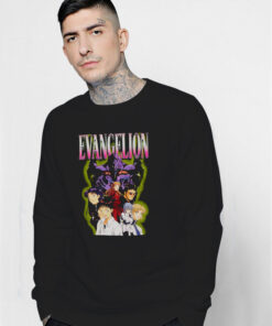 Evangelion Characters Anime Sweatshirt