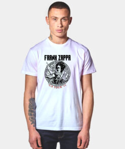 Frank Zappa Us Tour 77 Art Love Logo T Shirt