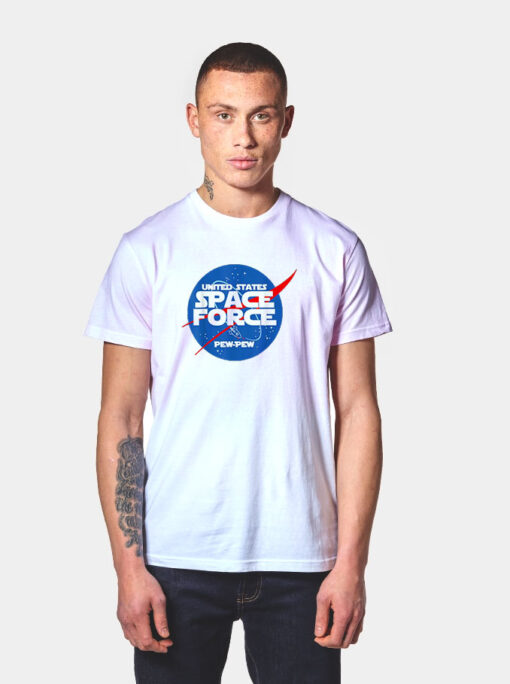 Funny United States Space Force Pew Pew T Shirt