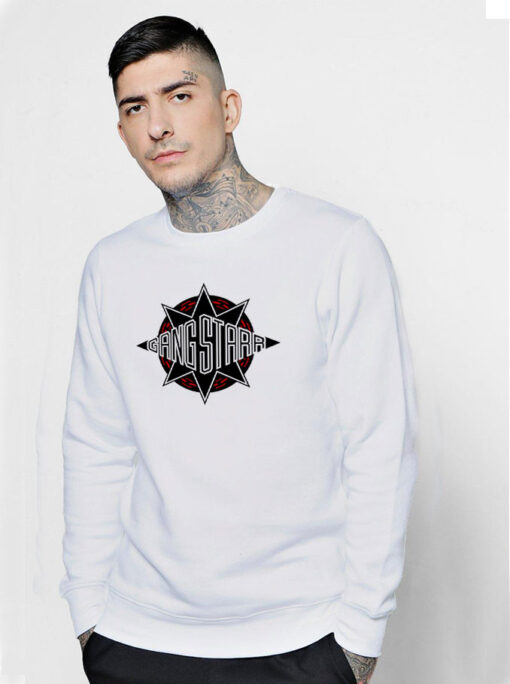 Gang Starr Logo Hip Hop Rap Vintage Sweatshirt