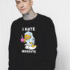 Garfield I Hate Mondays Sweatshirt