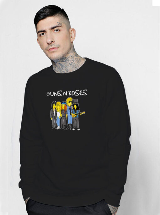 Guns N Roses The Simpsons Sweatshirt