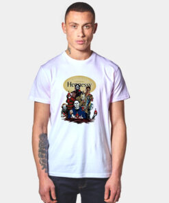Hennessy Horror Characters Movies T Shirt
