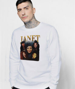 Hip Hop R&b Rock Rapper Janet JacksonVintage Sweatshirt