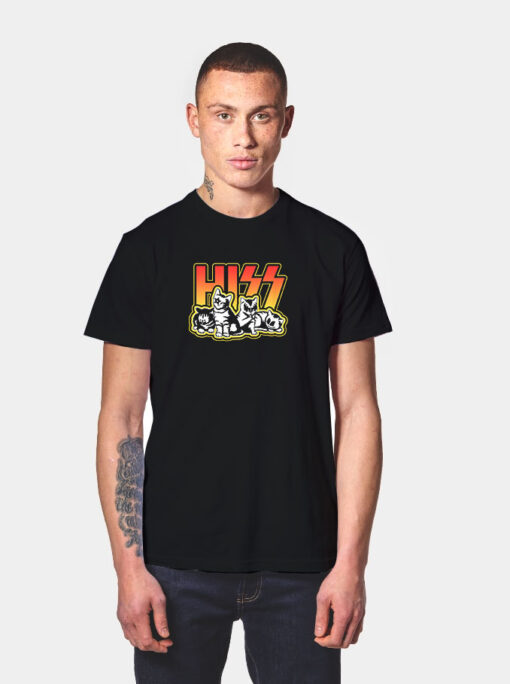 Hiss Funny Cat Lover T Shirt