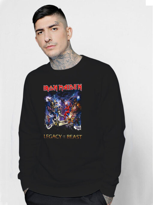 Iron Maiden Legacy Of The Beast Steve Harris Sweatshirt