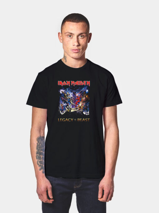 Iron Maiden Legacy Of The Beast Steve Harris T Shirt