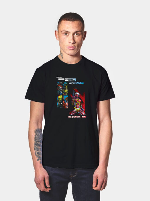 Iron Maiden X Marvel Somewhere In Time Guardians Galaxy T Shirt