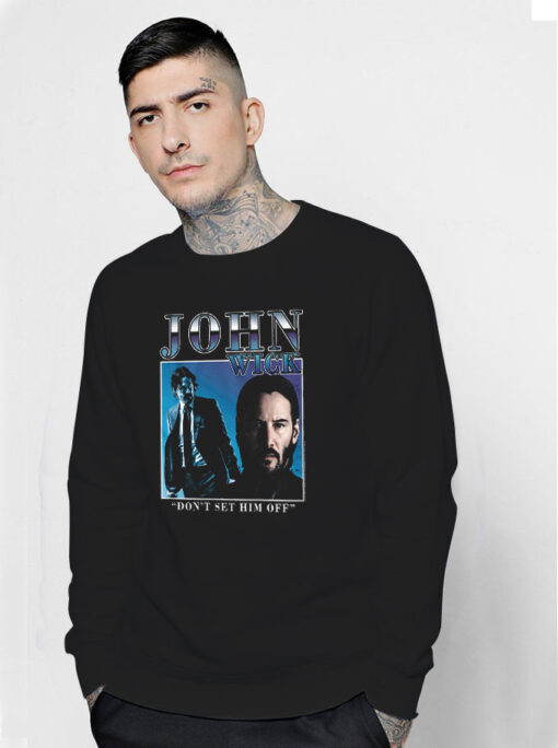 John Wick Duo Image Box Movie Sweatshirt