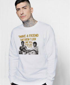 Kareem Abdul Jabbar Bruce Lee Friends Sweatshirt