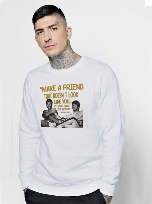 Kareem Abdul Jabbar Bruce Lee Friends Sweatshirt