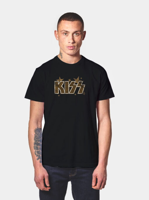 Kiss Stars Logo T Shirt