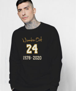 Kobe Mamba Out 24 Farewell Fan Sweatshirt