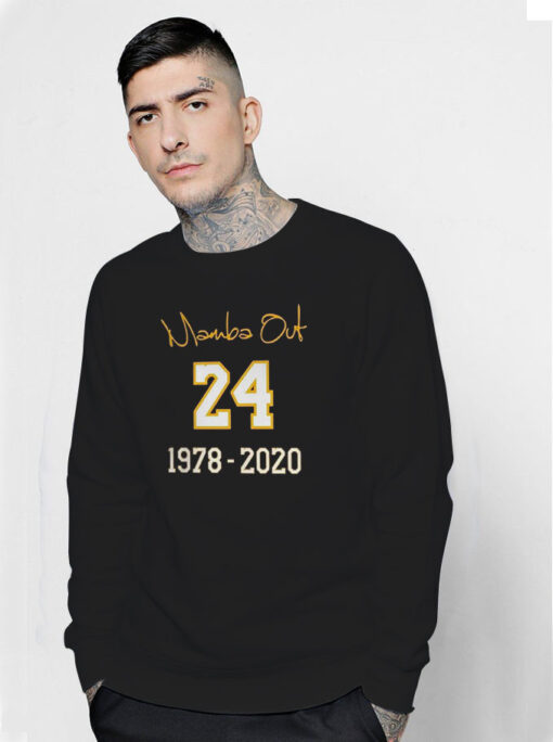 Kobe Mamba Out 24 Farewell Fan Sweatshirt