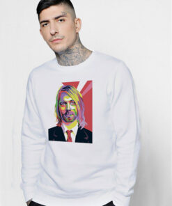 Kurt Cobain Nirvana Rock Legend Pop Art Sweatshirt