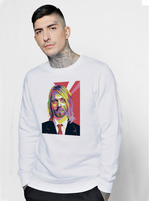 Kurt Cobain Nirvana Rock Legend Pop Art Sweatshirt