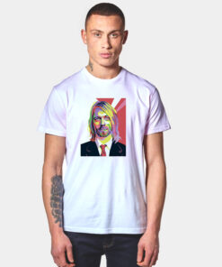 Kurt Cobain Nirvana Rock Legend Pop Art T Shirt