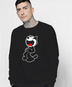 Laughing Felix The Cat Sweatshirt