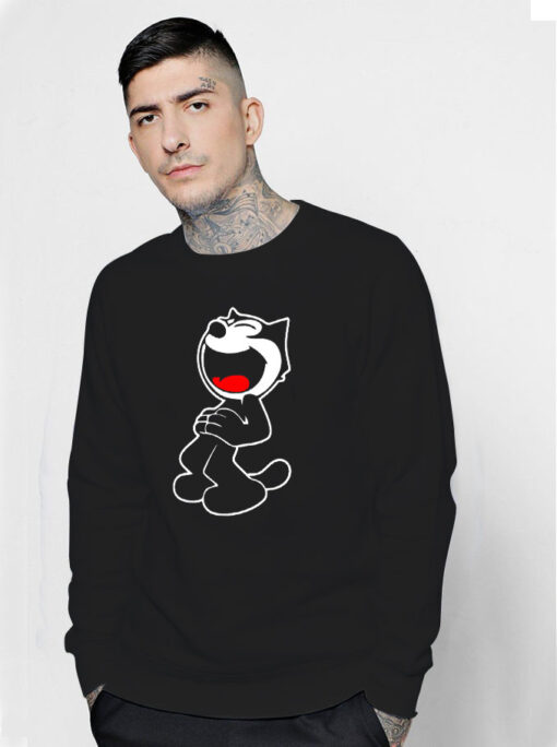 Laughing Felix The Cat Sweatshirt