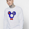 Leather Pride Abstract Mickey Sweatshirt