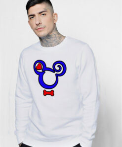 Leather Pride Abstract Mickey Sweatshirt