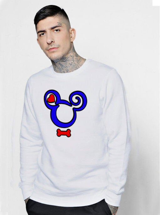 Leather Pride Abstract Mickey Sweatshirt