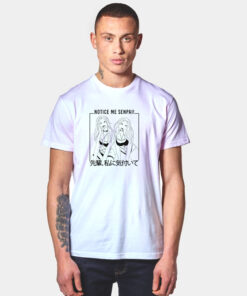 Lewd Anime Shibari Notice Me Senpai Ahegao Waifu T Shirt