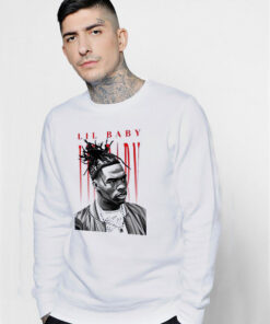 Lil Baby Rapper Graphic Vintage Sweatshirt