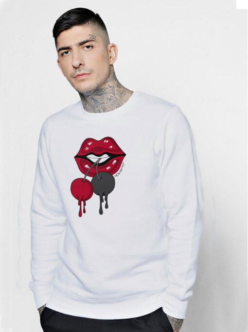 Luscious Lips Dripping Sweatshirt