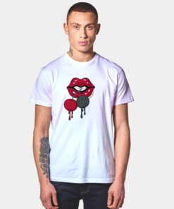 Luscious Lips Dripping T Shirt