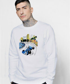 Madeleine White Chanel Formula 1 Sweatshirt