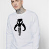 Mandalorian Mythosaur Art Love Logo Sweatshirt