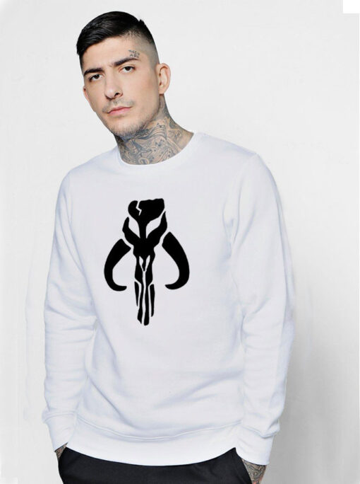 Mandalorian Mythosaur Art Love Logo Sweatshirt