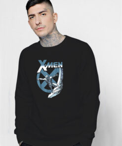 Marvel X Men Iceman Blue X Epic Cold Slide Sweatshirt