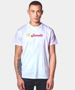 McDonald's Saweetie in Latest Celeb Meal Logo T Shirt