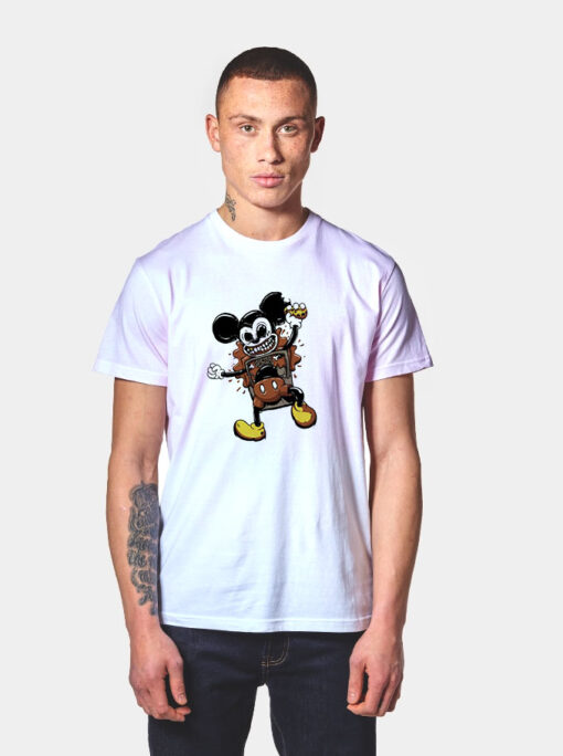 Mickey Parody Rock And Roll T Shirt