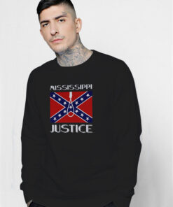 Mississippi Justice Confederate Flag Sweatshirt